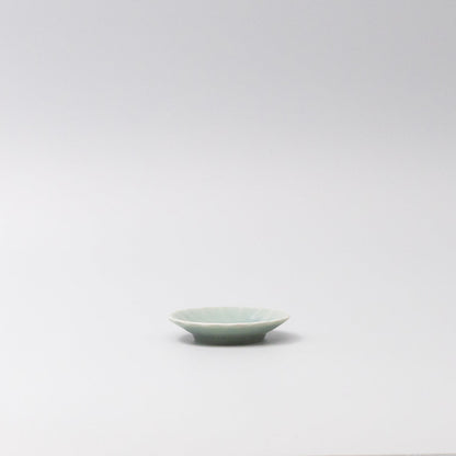 Sauce Dish 8cm Scallop Celadon Gloss Glaze - Image 3