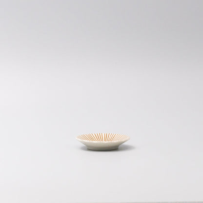 Sauce Dish 8cm Radiant Line Toffee Stripe Glaze - Image 3