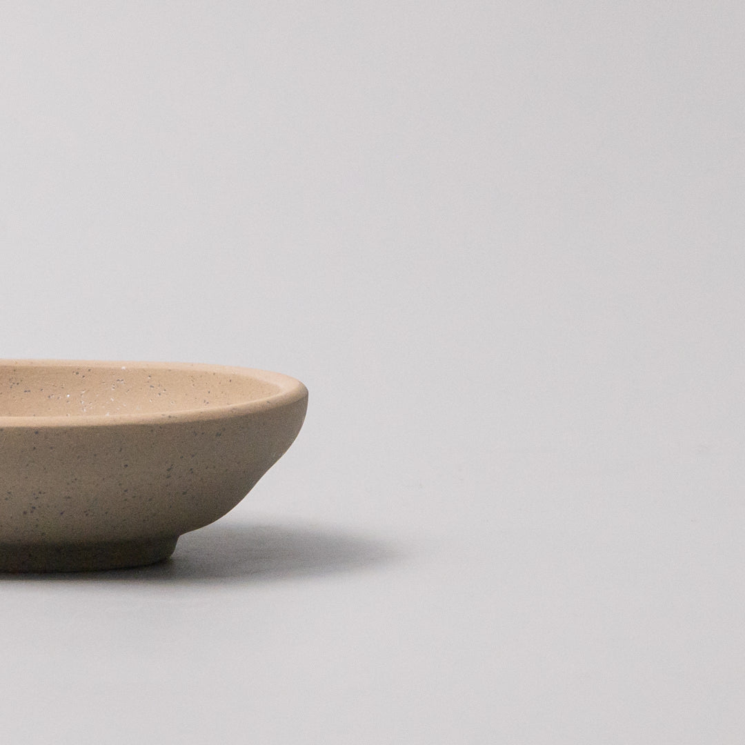 Sauce Dish 8cm Kozara Dry Latte Glaze - Image 2