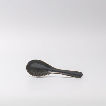 Spoon 16cm Dark Blue Glaze - Image 4