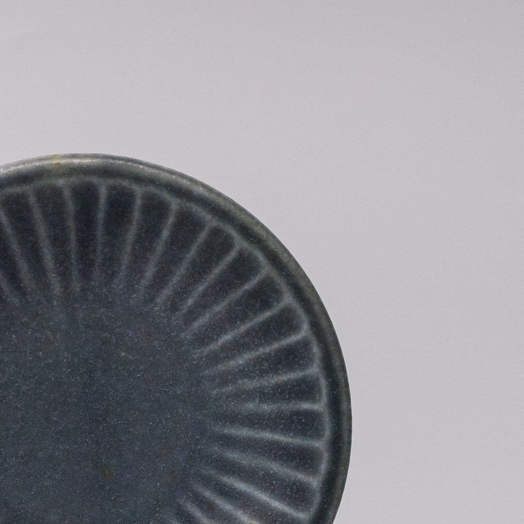 Sauce Dish 9.5cm Sunburst Dark Navy Glaze - Image 3