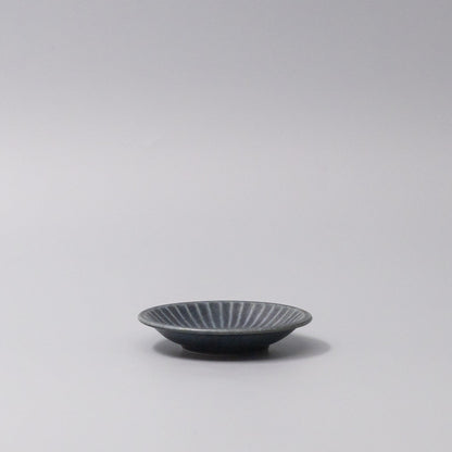 Sauce Dish 9.5cm Sunburst Dark Navy Glaze - Image 4