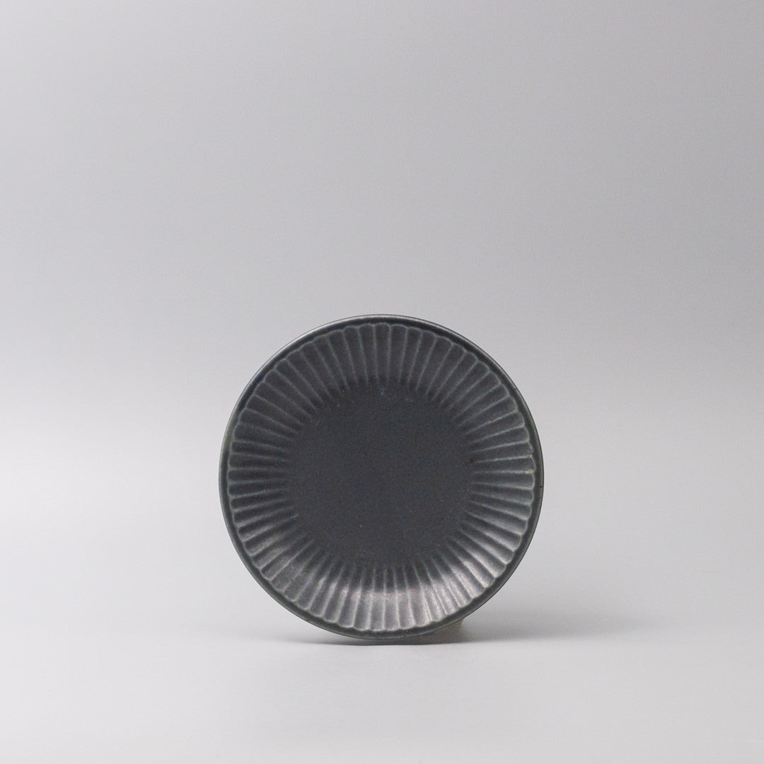 Plate 15.5cm Sunburst Dark Navy Glaze - Image 3