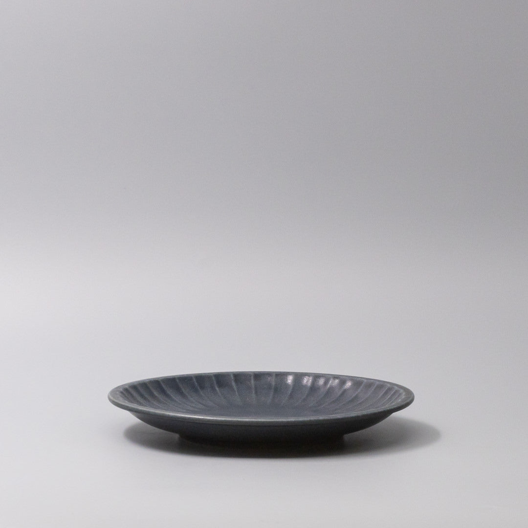 Plate 21.4cm Sunburst Navy Glaze - Image 4