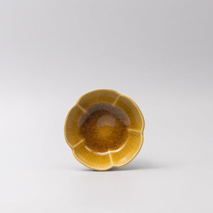 Sauce Dish 12.5cm Amane Amber Glaze - Image 2