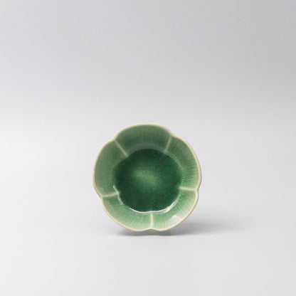 Sauce Dish 12.5cm Amane Emerald Glaze - Image 3