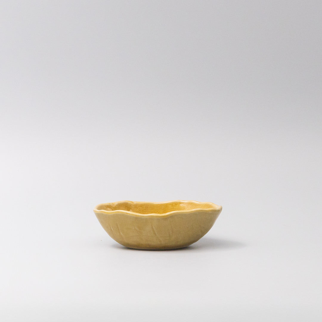 Bowl Oval 13cm Amane Amber Glaze - Image 5