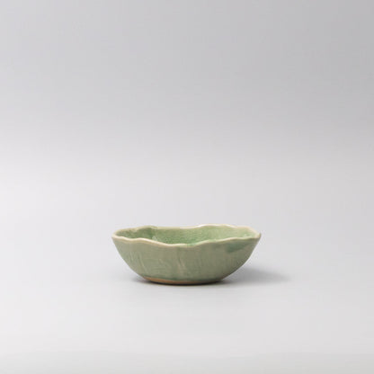 Bowl Oval 13.5cm Amane Emerald Glaze - Image 2