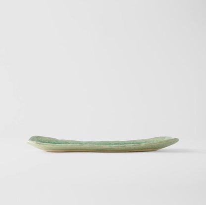 Plate Sashimi 31cm Amane Emerald Glaze - Image 4