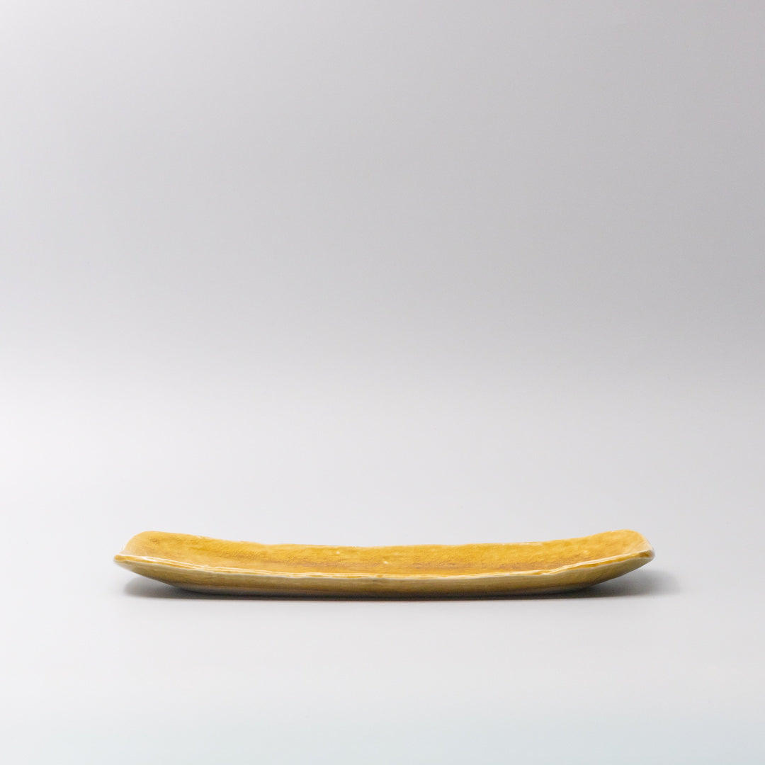 Plate Sashimi 31cm Amane Amber Glaze - Image 5