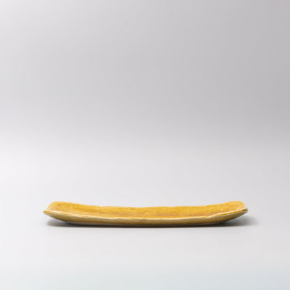 Plate Sashimi 31cm Amane Amber Glaze - Image 5