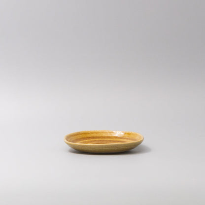 Plate 13.5cm Amane Amber Glaze - Image 2