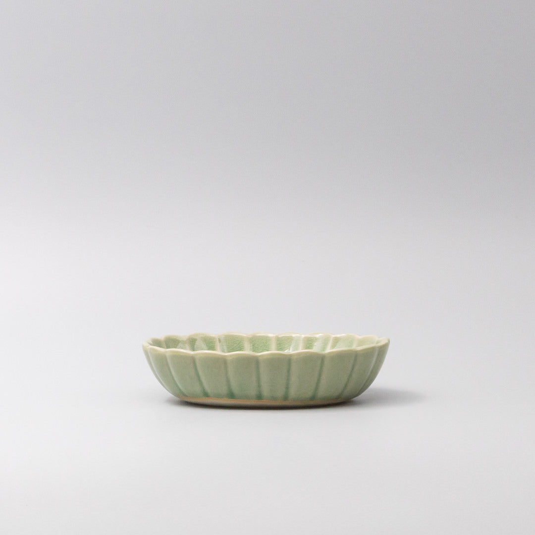 Bowl Oval 16cm Amane Emerald Glaze - Image 2