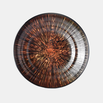 Serving Bowl 28.5cm Bronze Converging Glaze - Image 3