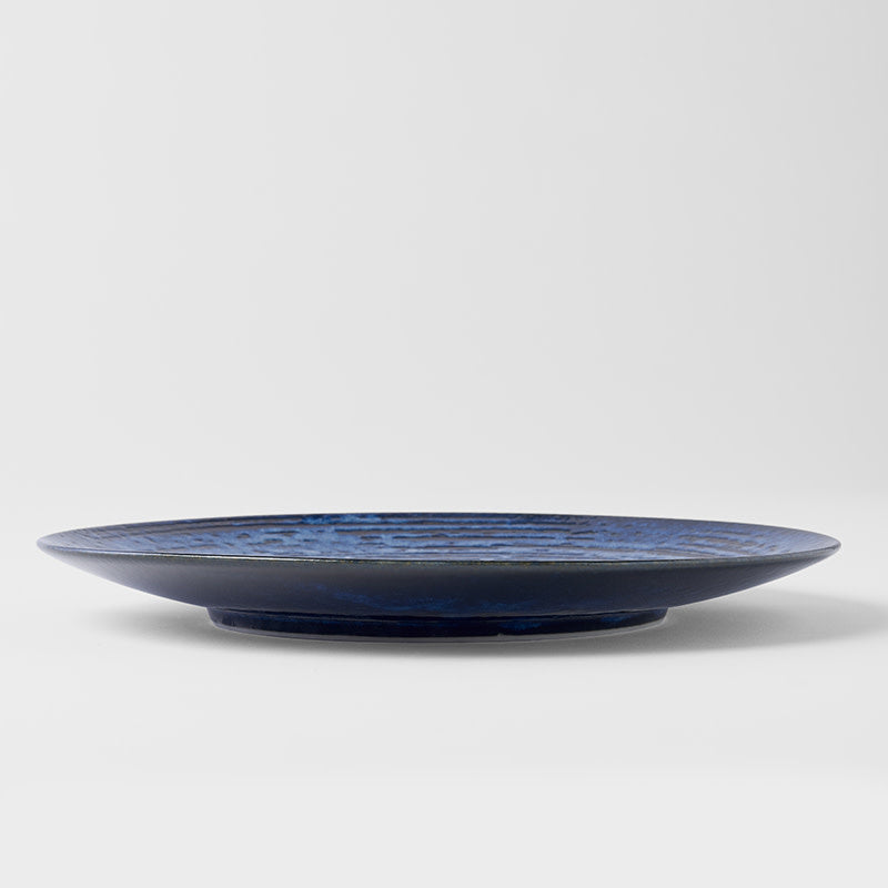Dinner Plate 28cm Copper Swirl Glaze - Image 3