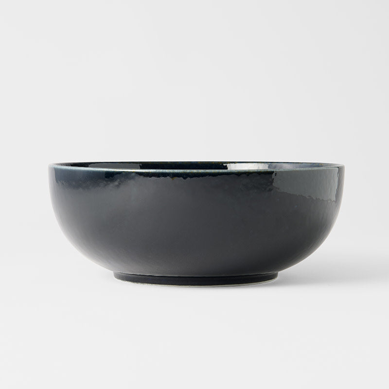 Serving Bowl 24cm Copper Swirl Glaze - Image 2