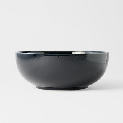 Serving Bowl 24cm Copper Swirl Glaze - Image 2