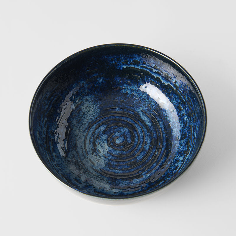 Serving Bowl 24cm Copper Swirl Glaze - Image 3