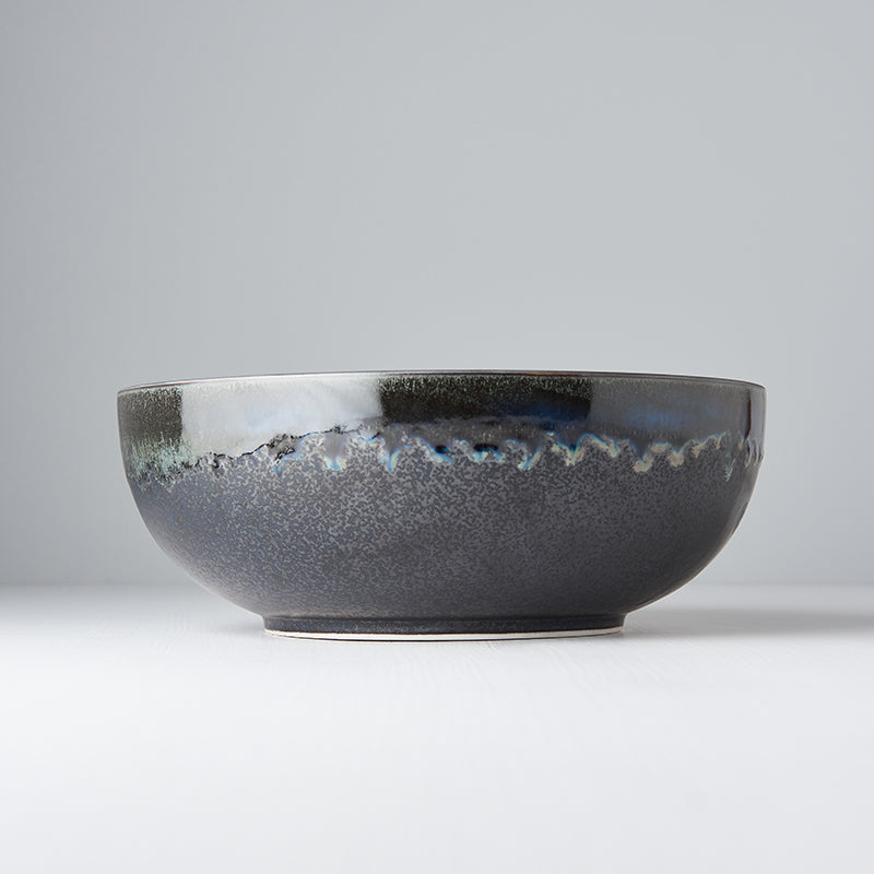 Serving Bowl 24cm Matt and Shiny Glaze - Image 2