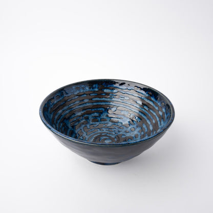 Bowl 15cm Copper Swirl Glaze