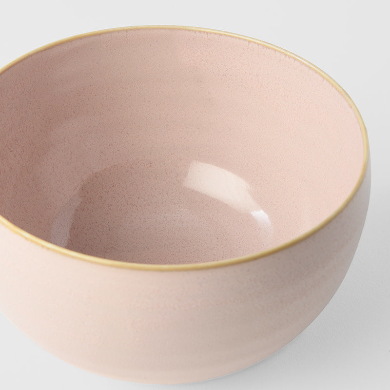 Bowl Round Medium 13cm Sakura Pink Glaze - Image 2
