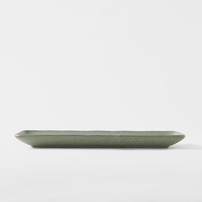 Plate Rectangular 29cm Green Fade Glaze - Image 4