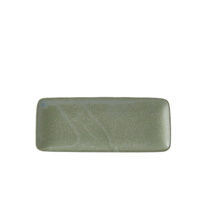 Plate Rectangular 29cm Green Fade Glaze - Image 5