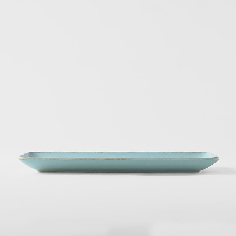 Sashimi Plate 29cm Soda Blue Glaze - Image 4