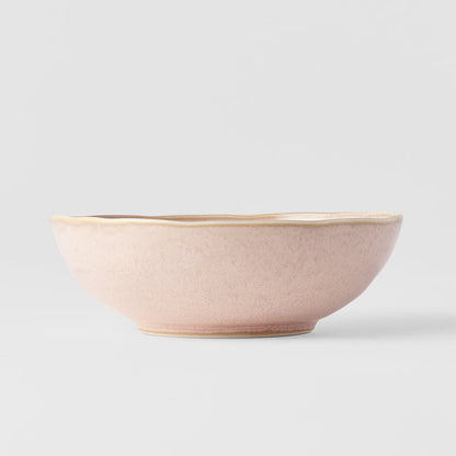 Bowl Oval 14cm Sakura Pink Glaze - Image 3
