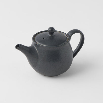 Teapot 400ml Matte Black Glaze - Image 3