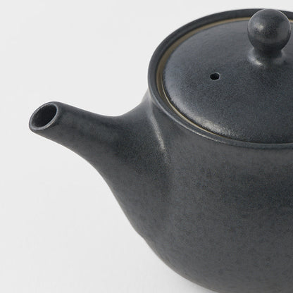 Teapot 400ml Matte Black Glaze - Image 4