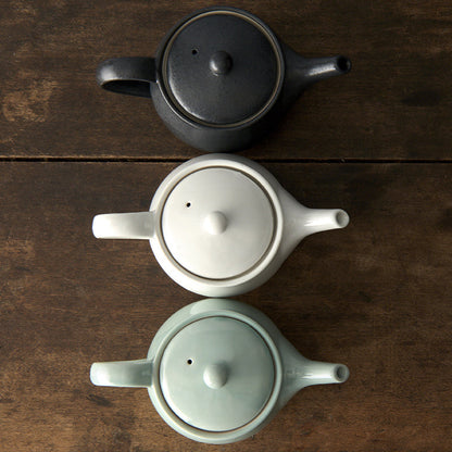 Teapot 400ml Matte Black Glaze - Image 5