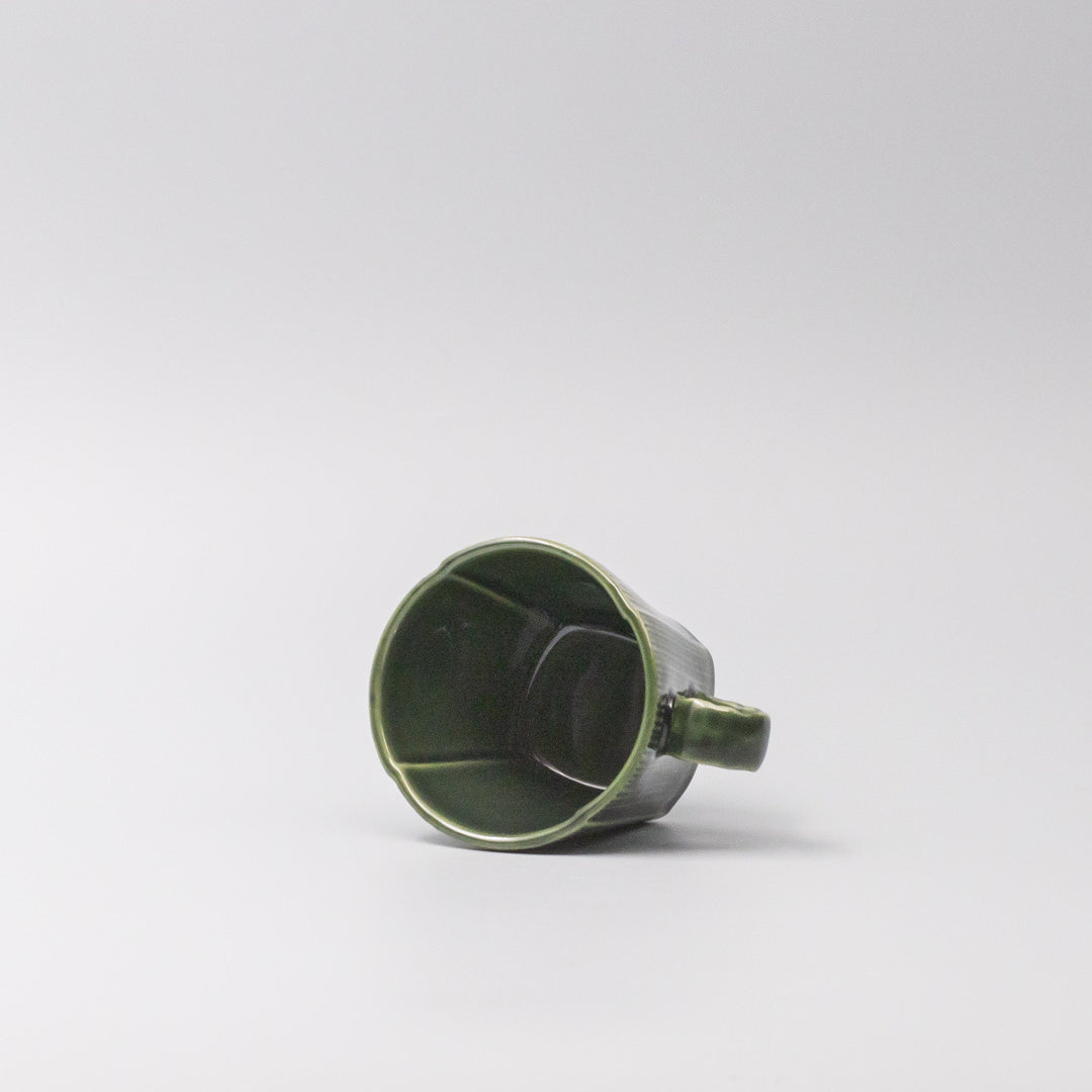 Mug 180ml Reeded Oribe Glaze - Image 2
