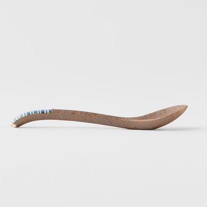 Spoon Small Bisque Indigo Stripe - Image 4