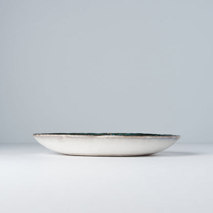 Plate Oval 24x20cm Sky Blue Glaze - Image 3