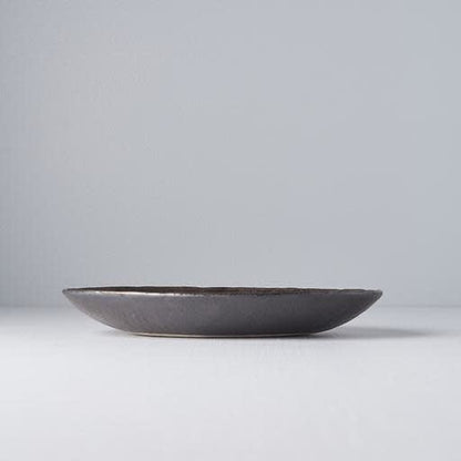 Plate Oval 24cm Light Grey Glaze - Image 2