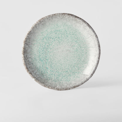 Serving Plate 27cm Aqua Splash Glaze - Image 2