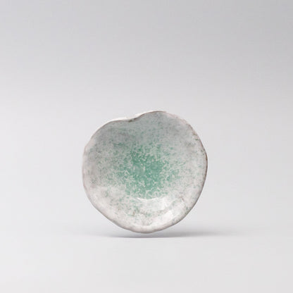 Sauce Dish 10.5cm Aqua Splash Glaze - Image 2