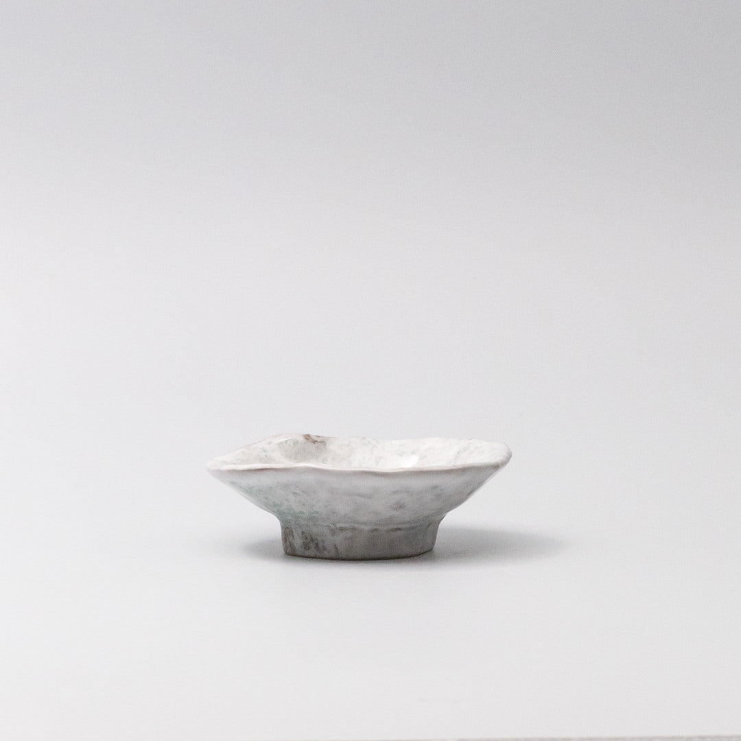 Sauce Dish 10.5cm Aqua Splash Glaze - Image 3