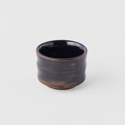 Sake Cup Ochoko 40ml Tenmokku Black Glaze