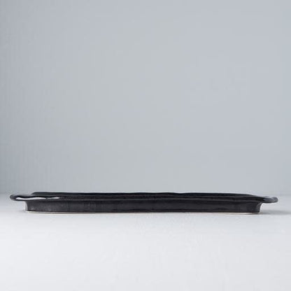 Sashimi Plate 33cm Gunmetal Glaze - Image 2