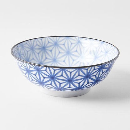 Bowl 19cm Indigo Ikat Starburst Design - Image 5