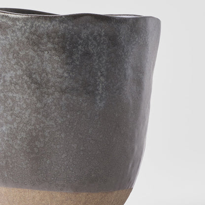 Lopsided Mug 275ml Black & Bisque Glaze - Image 3