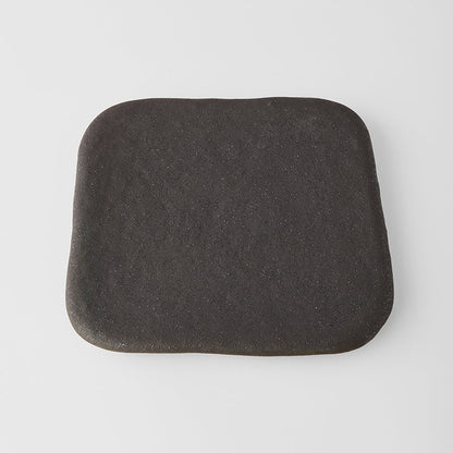 Plate Square 25cm Stone Slab Design