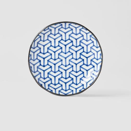 Tapas Plate 16.5cm Herringbone Design - Image 2