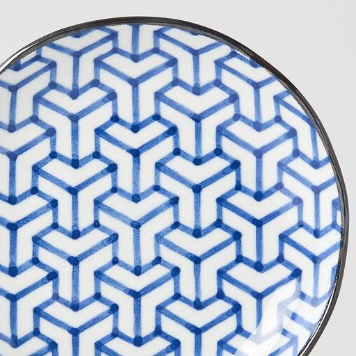 Tapas Plate 16.5cm Herringbone Design - Image 3