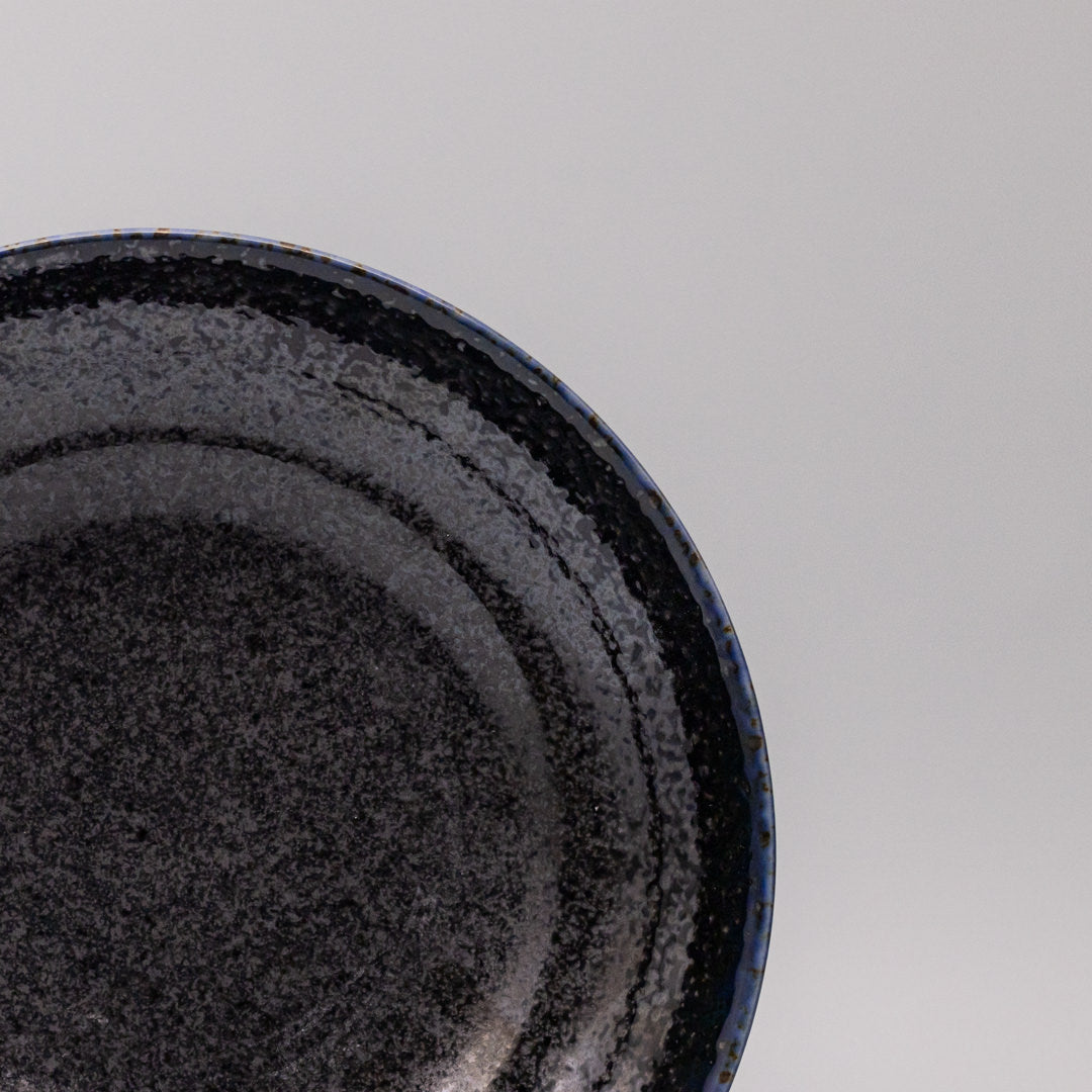 Pasta Bowl Flat Based 23cm Midnight Pearl Glaze - Image 4