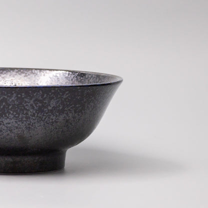 Udon Bowl Fluted 21cm Midnight Pearl Glaze - Image 3