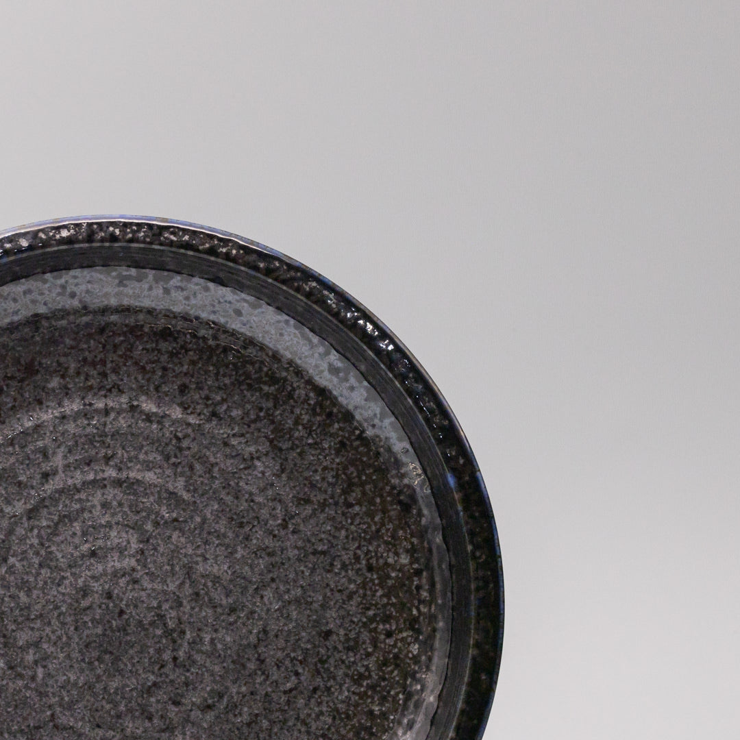 Plate Thick Edge 25cm Midnight Pearl Glaze - Image 2