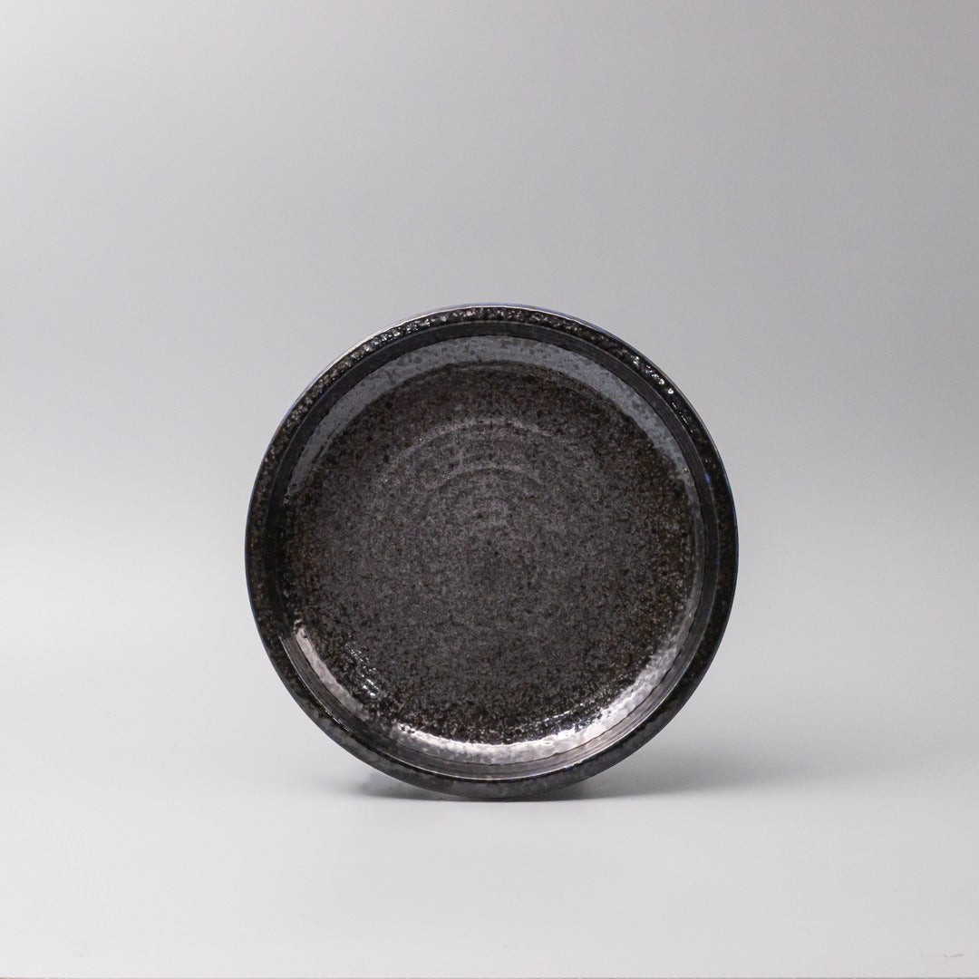 Plate Thick Edge 25cm Midnight Pearl Glaze - Image 3